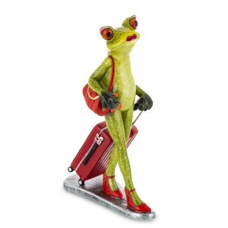 Decoration "Frog traveler", 18×13×5.5 cm