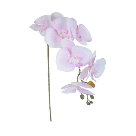 Dirbtinė gėlė orchidėja, šviesiai violetinės spalvos, 92 cm