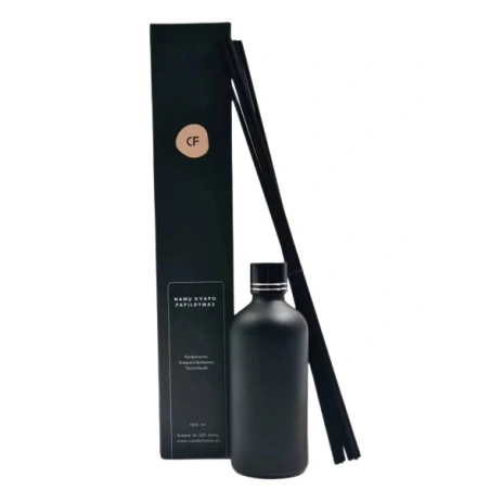 Namų kvapo papildymas „LUXE“, 100 ml ir 8 lazdelės