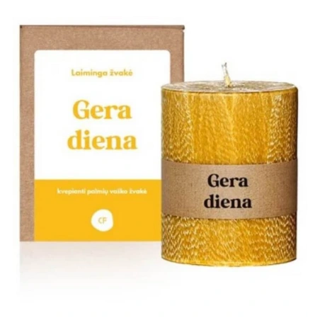 Laimingos žvakės „Gera diena“, 8 cm