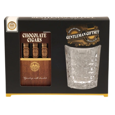 Gift Set - Whiskey Glass and Chocolate "Cigars"