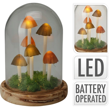 LED decoration - mushrooms