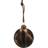 Christmas tree toys, 80 mm, with dark marble patterns