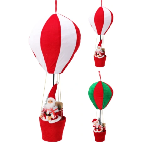 Decoration "Air balloon with Santa Claus"