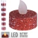 LED candles, red, glossy, 1 pack. - 6 pcs.