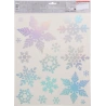 Window stickers "Snowflakes", 42×30 cm