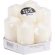 White color,  set of candles, 1 pack - 7 pcs.