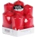 Red color,  set of candles, 1 pack - 7 pcs.