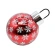 Christmas tree toy, 20 cm, red, LED