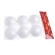 Polystyrene balls, 6.5 cm, 1 pack. - 6 pcs.