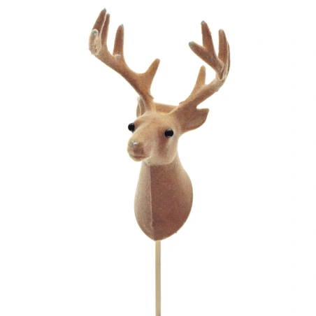 Deer Bella, 12.5 cm on a 50 cm stick