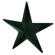 Hanging Star, 31×7 cm, green velvet