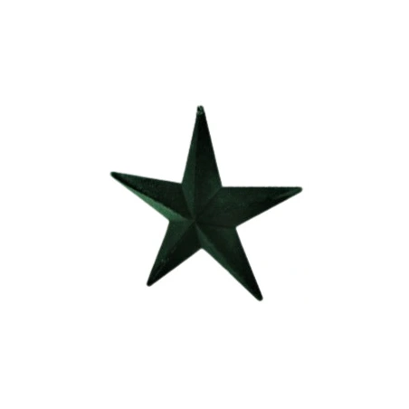 Hanging Star, 31×7 cm, green velvet