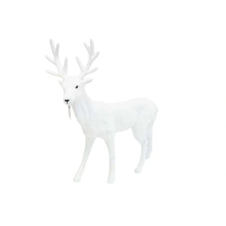 Deer, 43×10×51 cm, white