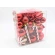 Set of Christmas tree toys, red, 1 pack. - 40 pcs.