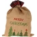 Christmas jute bag, 50×70 cm