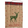 Christmas jute bag, 50×70 cm