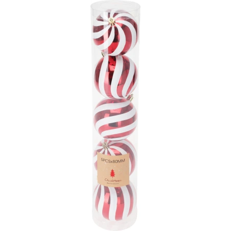 Eglės žaisliukai, 8 cm, 1 pak. - 5 vnt.