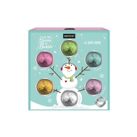 Christmas set "Bath bombs", 6×45 g