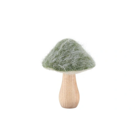 Mushroom, 11×8×8 cm, green