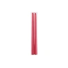 Table candle, 30 cm, red, 1 pack. - 2 pcs.