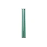 Table candle, 30 cm, green, 1 pack. - 2 pcs.