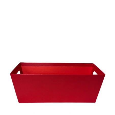 Tray-box 36×14 cm, red color