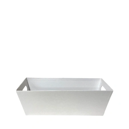 Tray-box 36×14 cm, white color