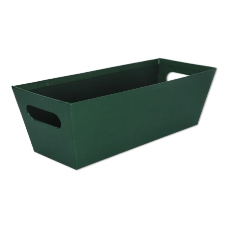 Tray-box 36×14 cm, green color