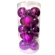 Christmas toys, purple, , 8 cm, 1 pack. - 15 pcs.