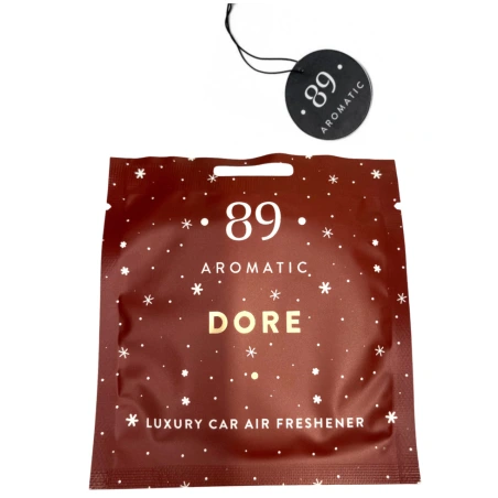 Hanging Paper Air Freshener (Christmas Collection) Scent "Dore"