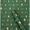 Christmas Gift Wrapping Paper, 50×70 cm