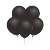 Balloons, 30 cm, metallic black, 1 pack. - 10 pcs.