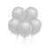 Balloons, 30 cm, grey, 1 pack. - 10 pcs.