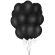 Balloons, 30 cm, black, 1 pack. - 50 pcs.