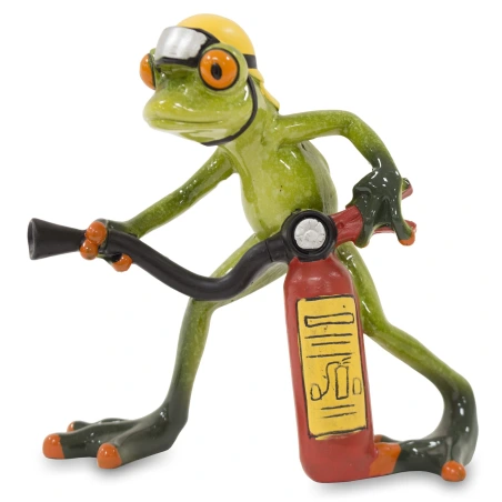 Decoration "Frog fireman", 14×14×6 cm