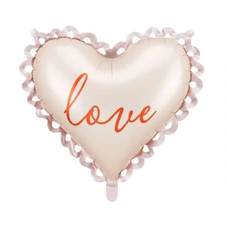 Foil Balloon Heart, 50x47cm, mix (1 pkt / 1 pc.)