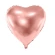 Foil balloon Heart, 68x72cm, rose gold (1 pkt / 1 pc.)