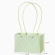 Gift bag, 18×10×12 cm, light green color