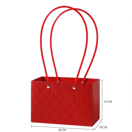 Gift bag, 18×10×12 cm, red color