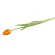 Artificial tulip, 41 cm, orange color