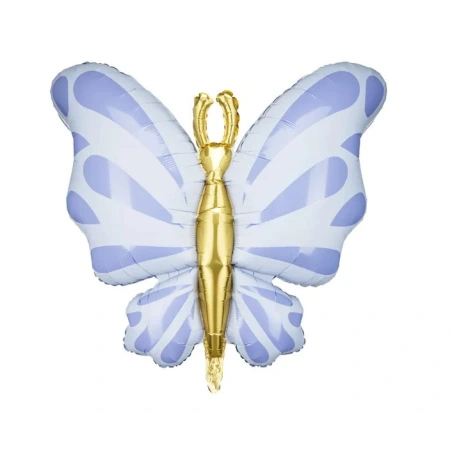 Foil balloon "Butterfly", 69×69 cm, blue color