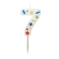 Birthday Candle Number '7', white confetti, 5.5cm (1 pkt / 1 pc.)