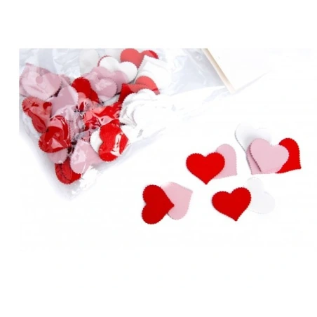 Decoration "Heart", 2.5×3 cm, 1 pack. - 60 pcs.