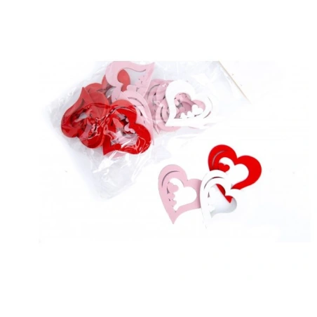 Decoration "Heart", 4.5×5 cm, 1 pack. - 24 pcs.