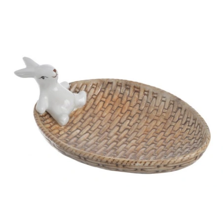 Tray with a bunny, 24.5×15.5×8 cm