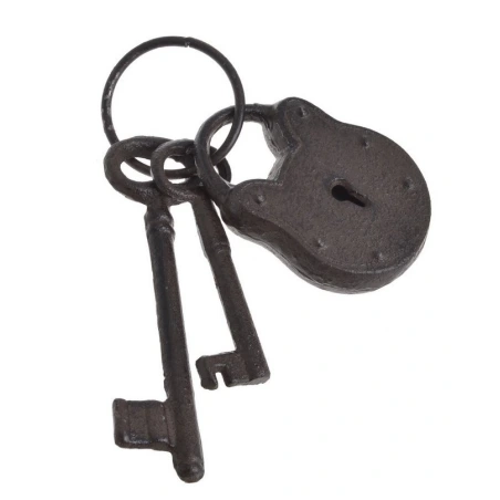 Decoration "Keys with a lock", 3.5×1.2×10-14 cm × 20 cm