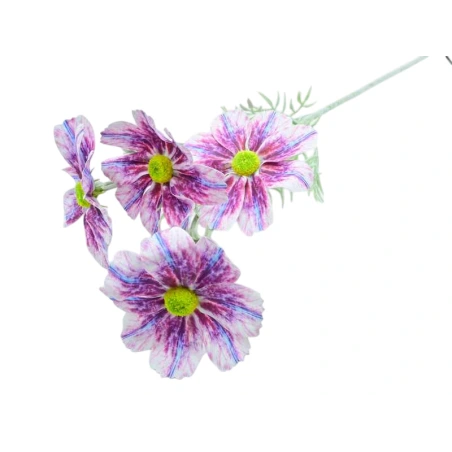 Bouquet of artificial cosmos, pink-blue, 60 cm