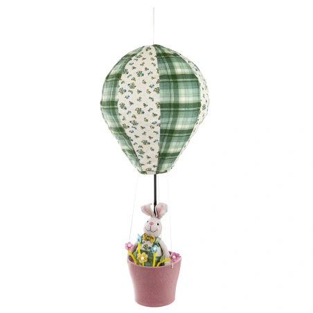 Air balloon with a bunny, 93×35 cm