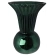 Vase, 18×18×25 cm, green